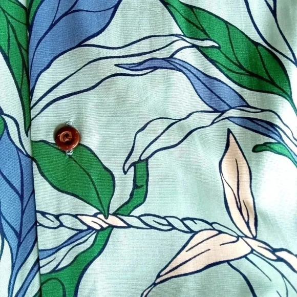 Cora Spearman Hawaiian Camp Shirt Mens M Button Up Tropical Vacation - Picture 7 of 9